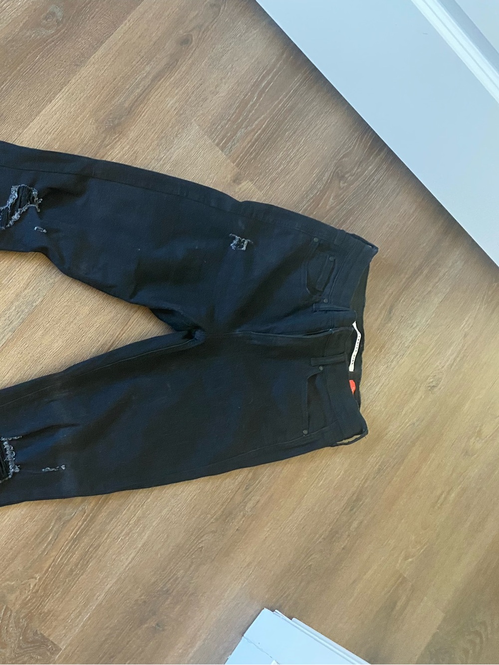 Celebrity Pink Black Skinny Ripped Men’s Jeans